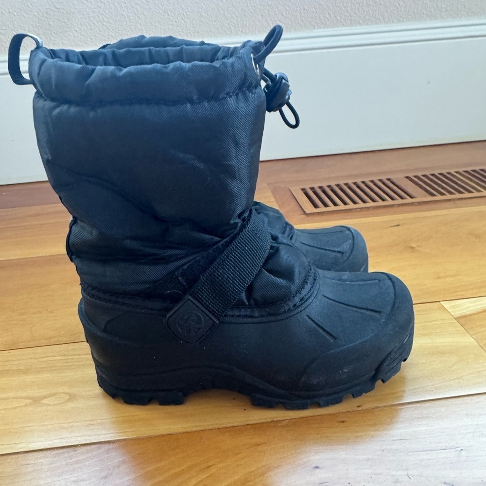 Northside Thermolites Kids Black Snow Boots
